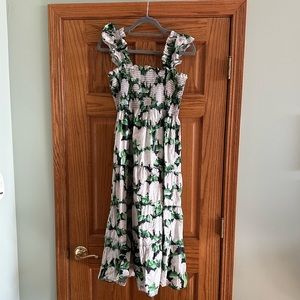 Hill House Ellie Nap Dress Night Bloom Cotton XL